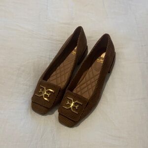 Sam Edelman Brown Flats with Gold Detail